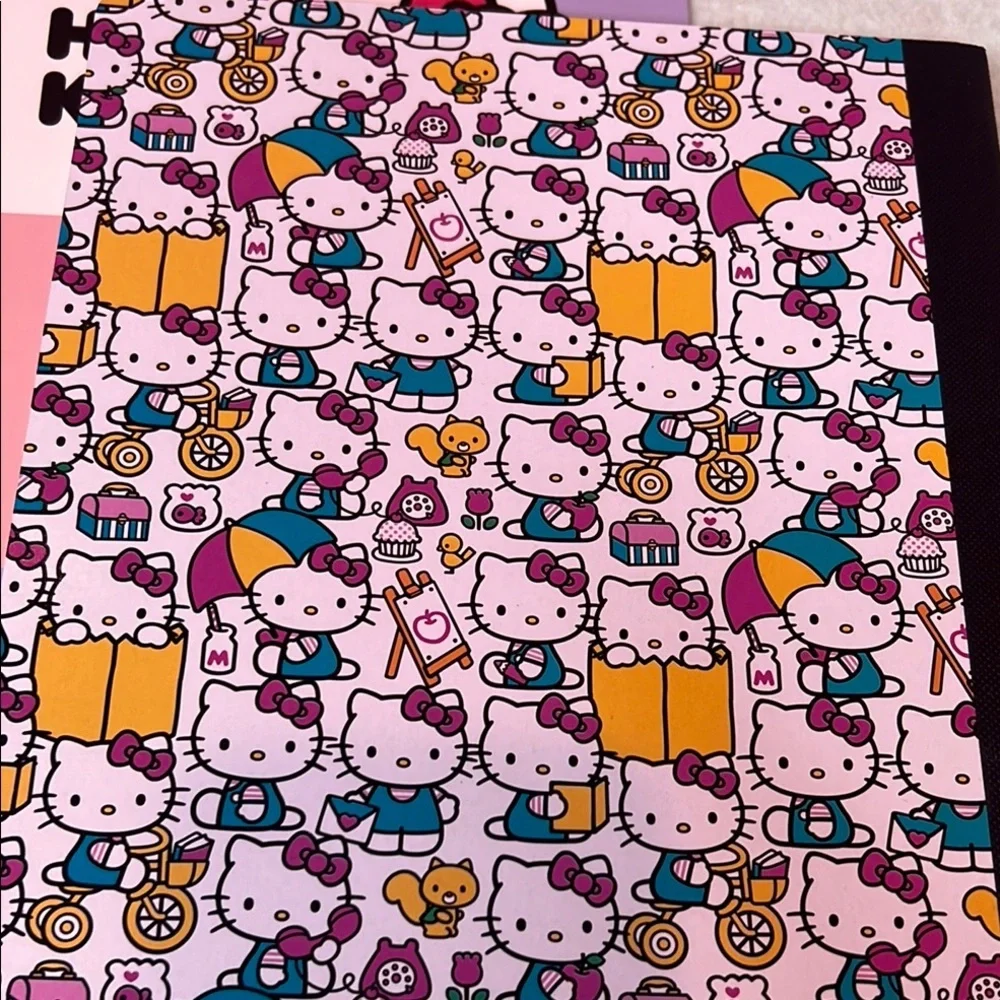 NWT Hello Kitty Notebook and Portfolio Folder Set Gift Set